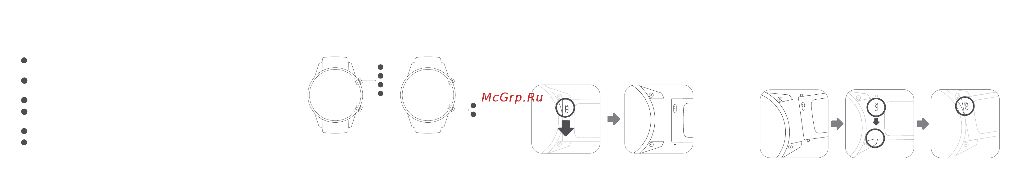 Xiaomi Mi Watch (Beige) (BHR4723GL) [40/68] Как снять часы