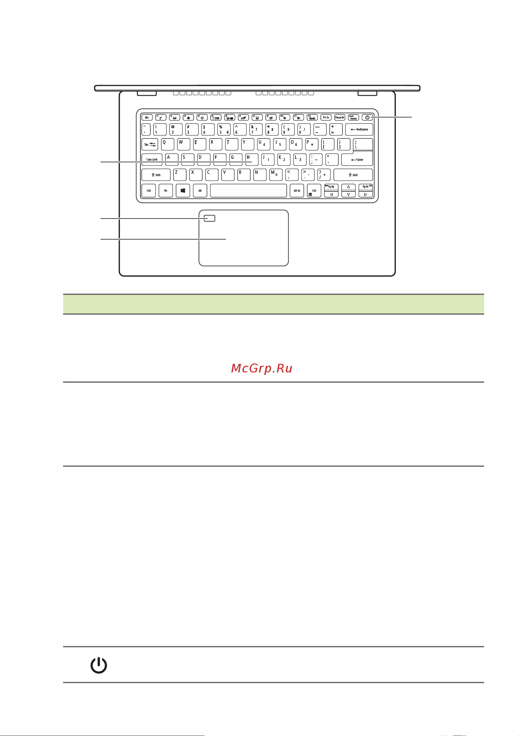 Acer Aspire 5 A514-54-34M8 NX.A22ER.004 [15/101] Вид клавиатуры