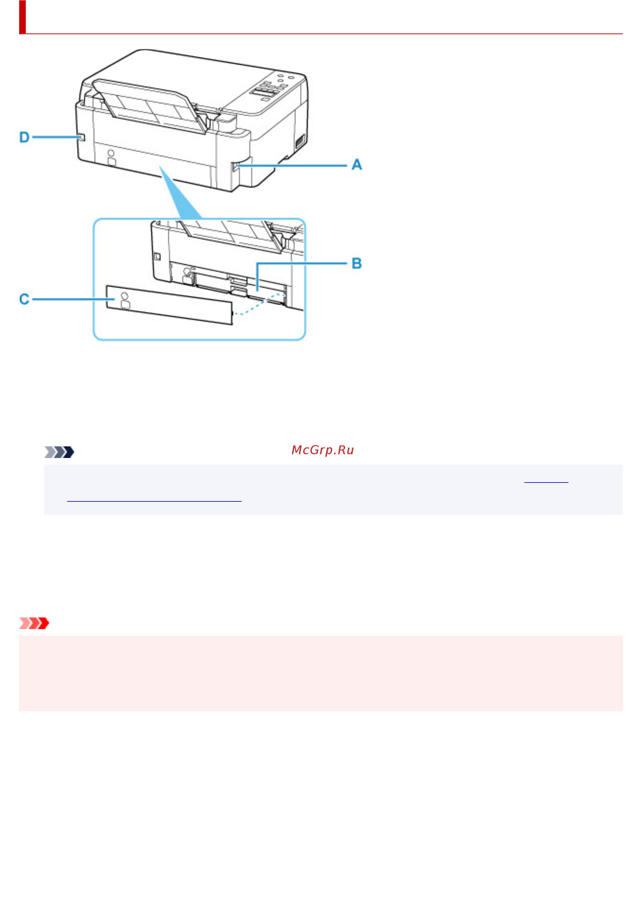 Canon PIXMA G3420 MegaTank [152/443] Вид сзади