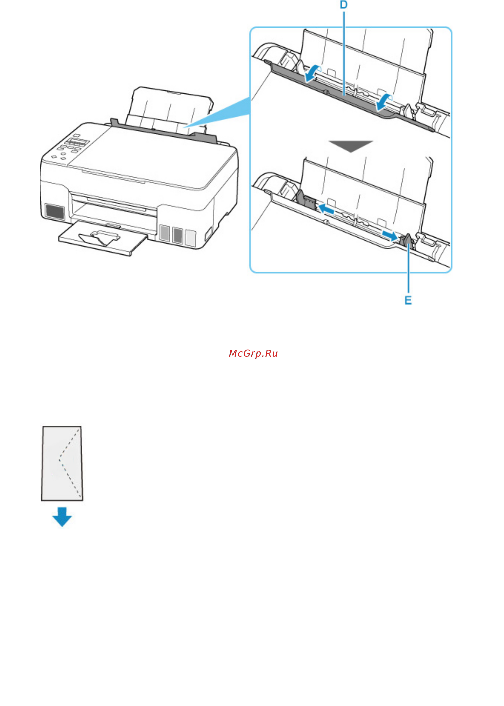 Canon PIXMA G3420 MegaTank [85/443] Сторонам конвертов