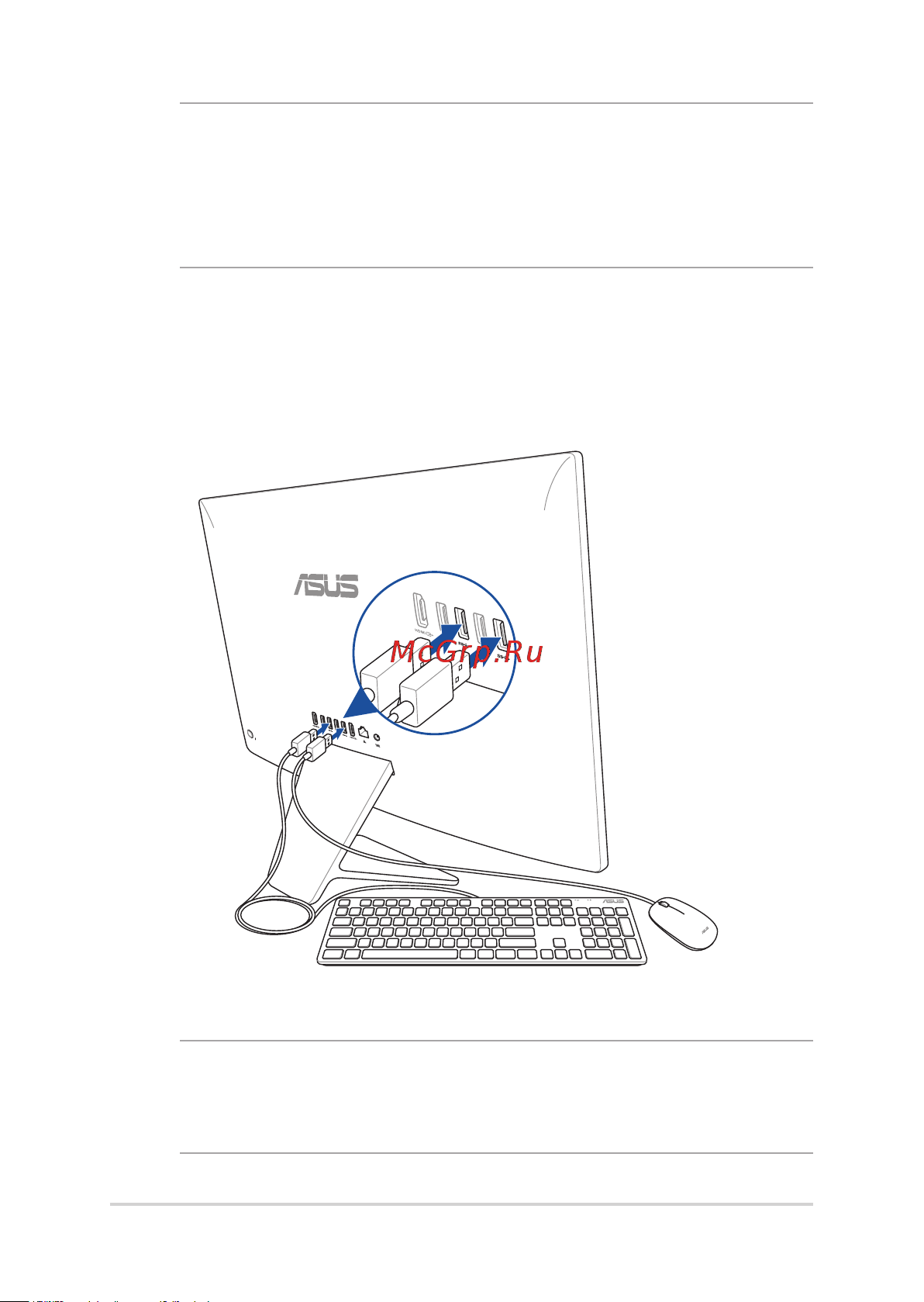 Asus Vivo A6521EAK-WA001W 90PT02T1-M00D50 [23/66] Подключение проводной клавиатуры и мыши