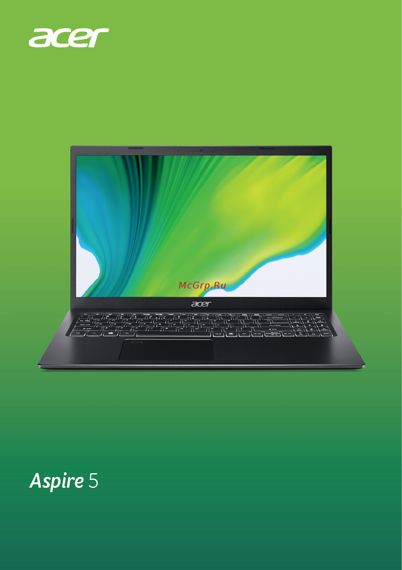 Acer Aspire 5 A515-56-53V3 NX.A18ER.003 Инструкция по эксплуатации онлайн