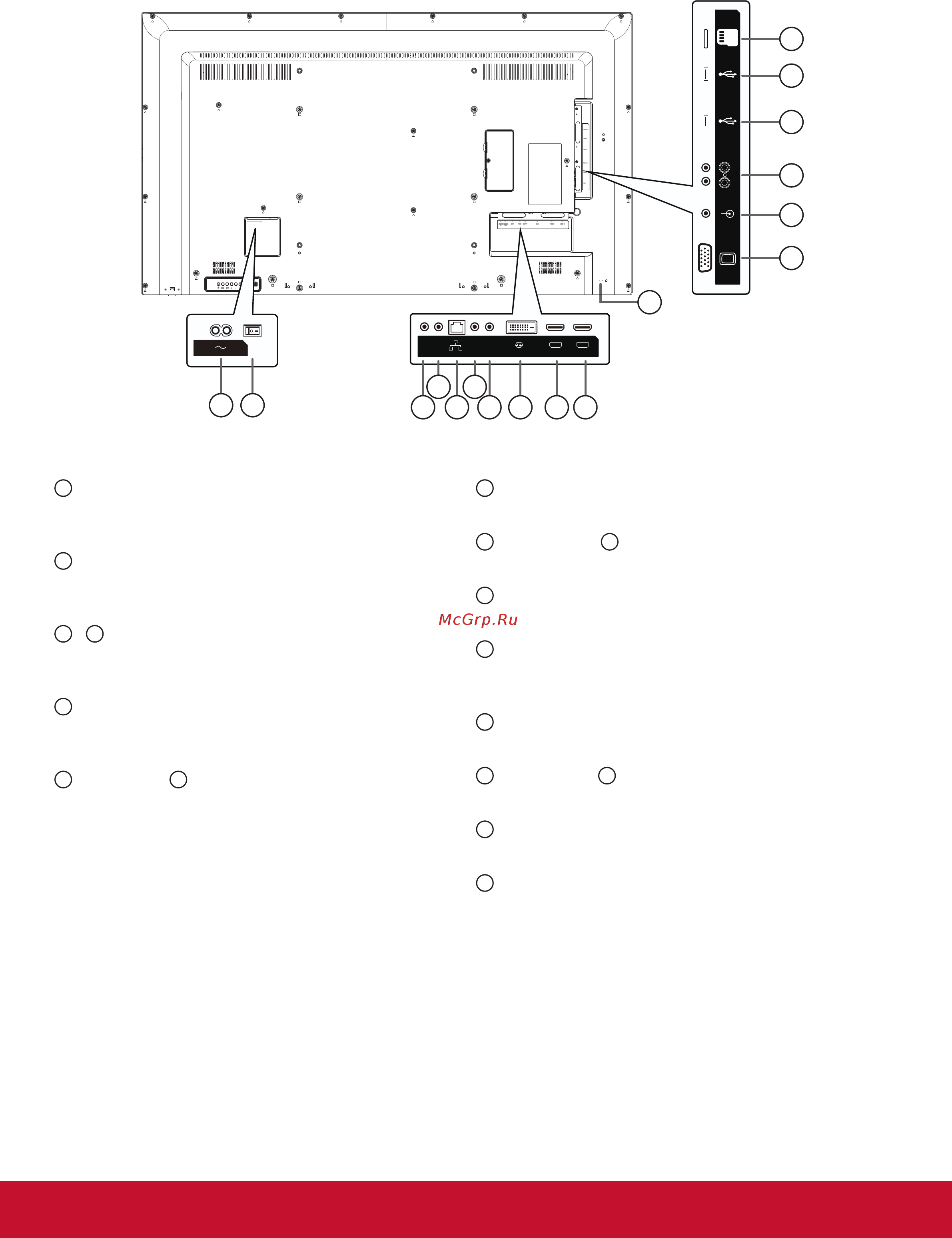 Viewsonic CDE5010 [14/67] Входные выходные разъемы