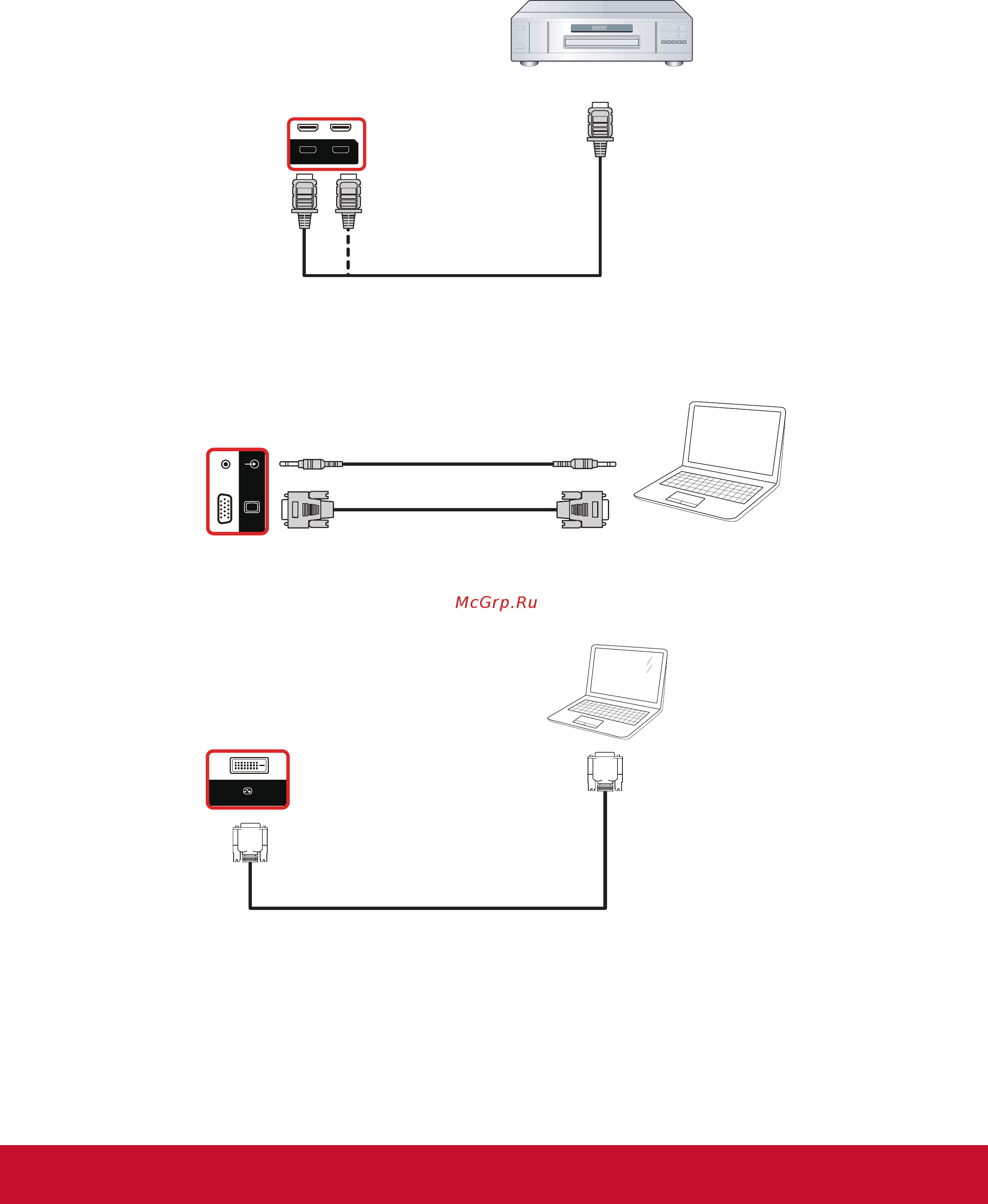 Viewsonic CDE5010 [18/67] Подключение внешнего оборудования