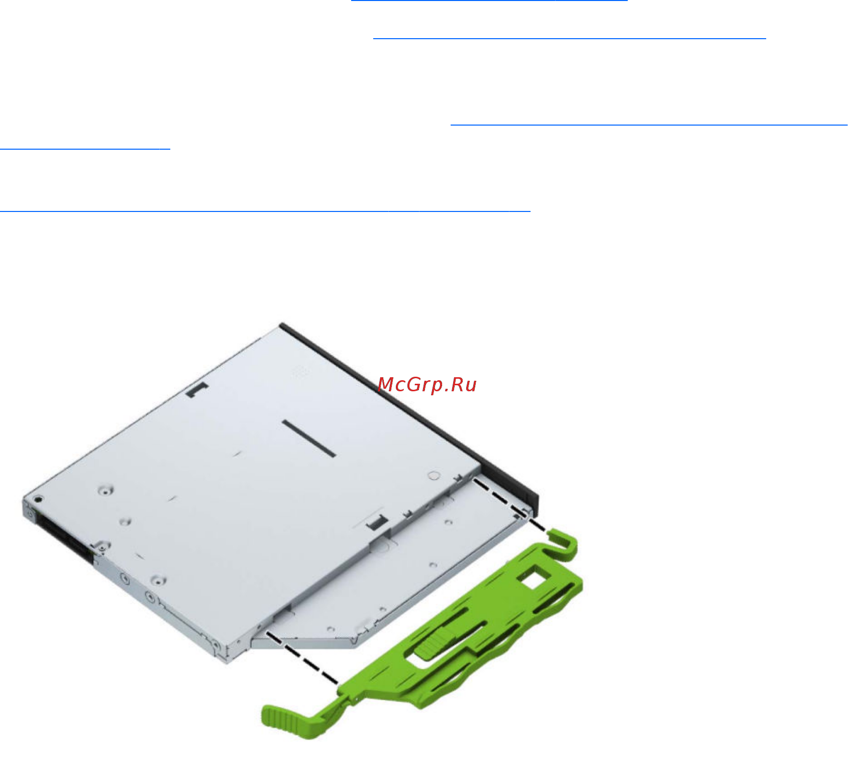HP ProDesk 600 G5 (2B436ES) [31/60] Установка тонкого оптического дисковода 9 5 мм