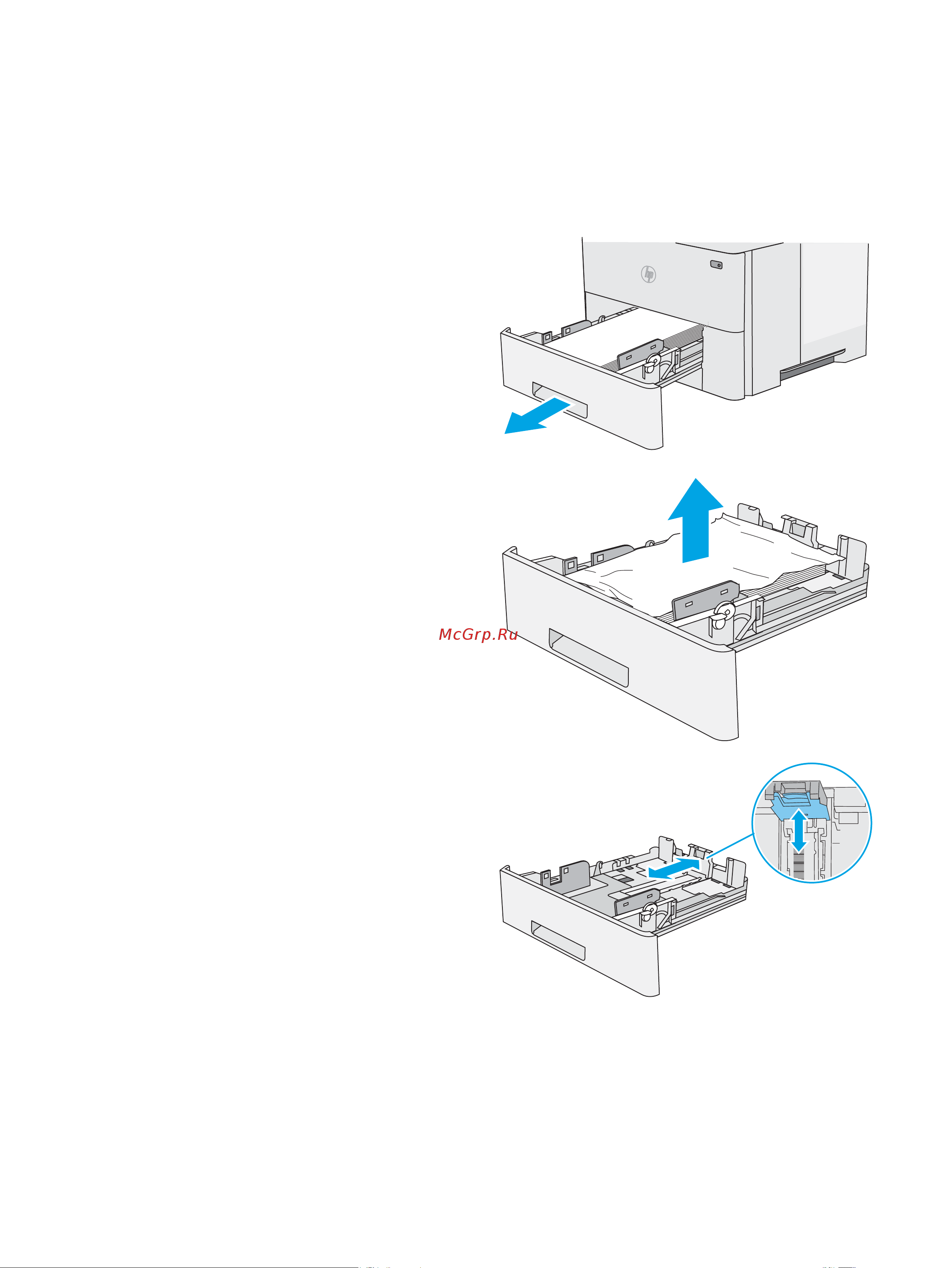 HP LaserJet Enterprise MFP M528dn (1PV64A) [202/264] Устранение замятия бумаги в лотке 2 лотке 3 лотке 4 лотке 5 13 a2 13 a3 13 a4 13 a5