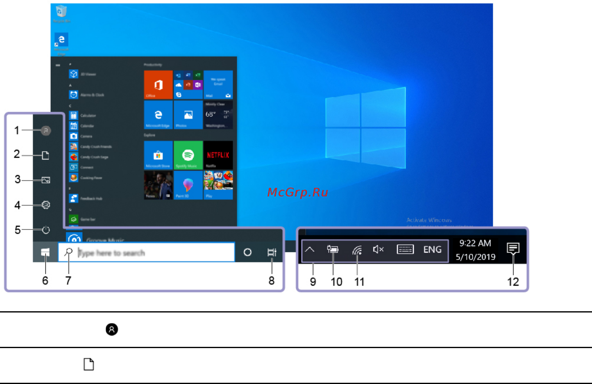 Lenovo IdeaPad 5 14ITL05 (82FE003MRU) [20/76] Рабочий стол windows