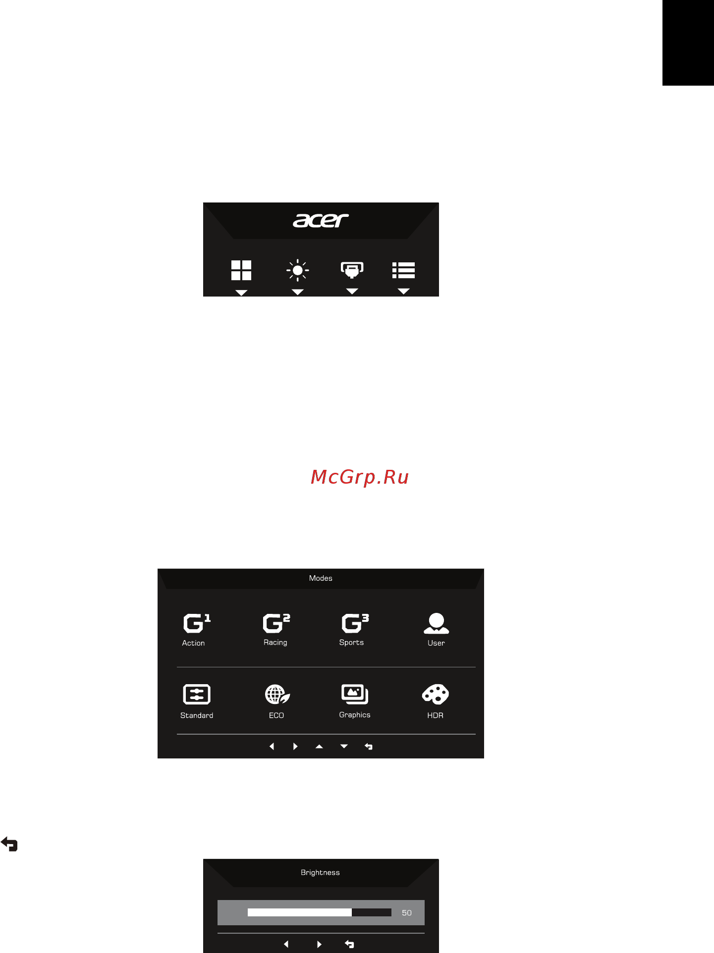Acer Nitro EI431CRPBMIIIPX [23/33] Использование контекстного меню