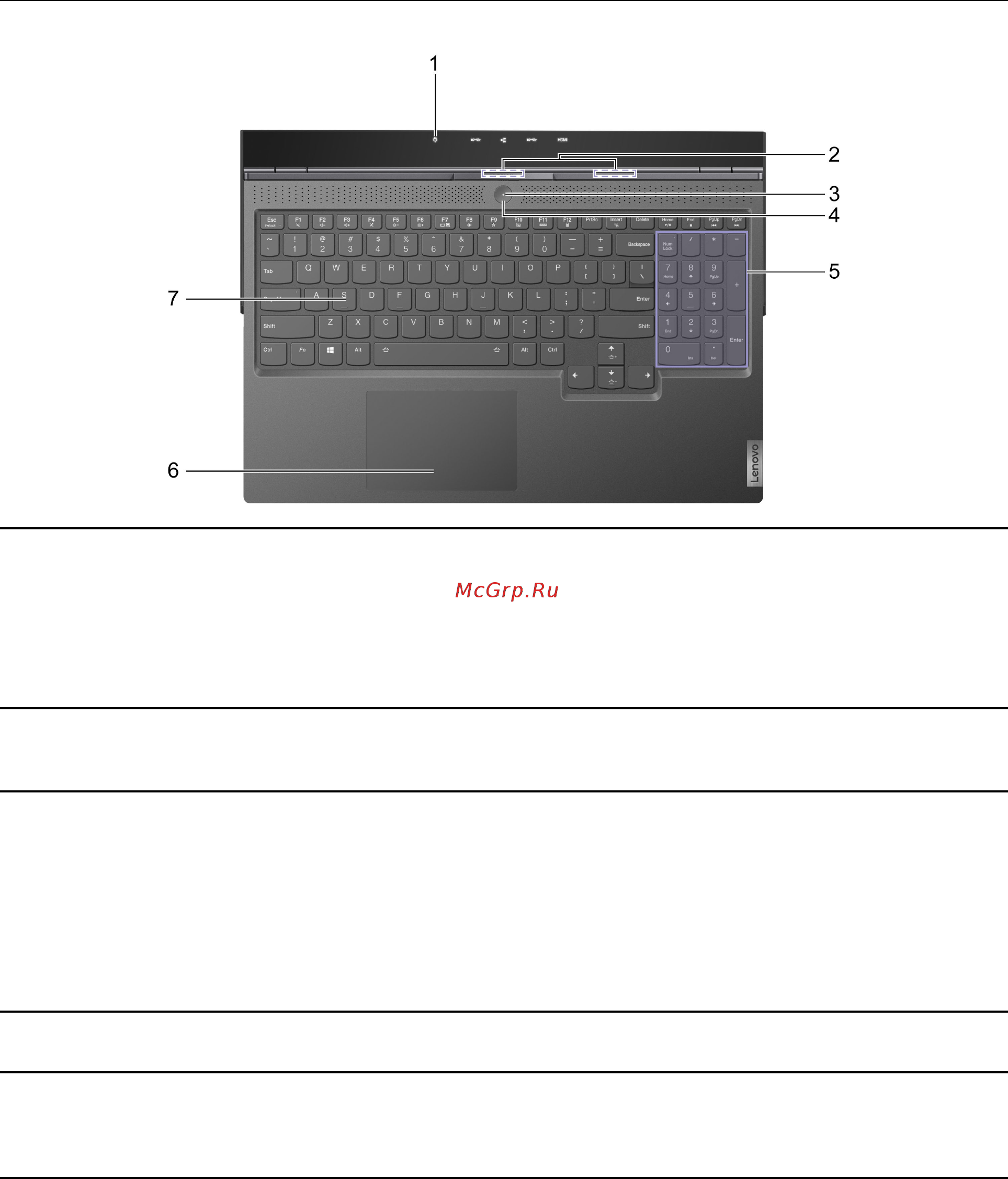 Lenovo Legion C7 15IMH05 (82EH002XRU) [8/70] Вид основания