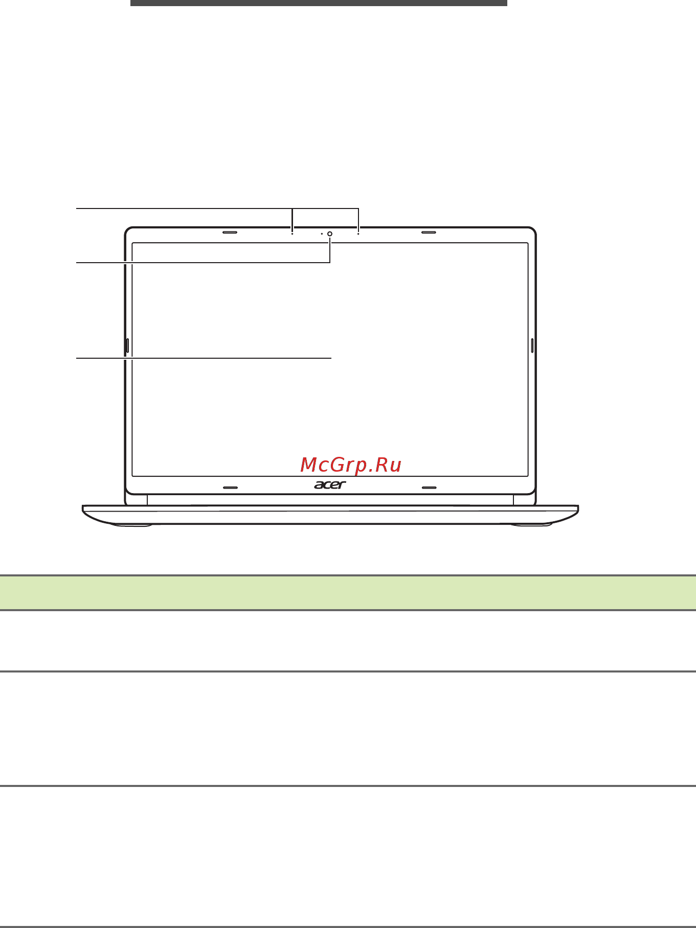 Acer Aspire 5 A515-55G-35BG NX.HZEER.004 [10/98] Знакомство с вашим ноутбуком acer
