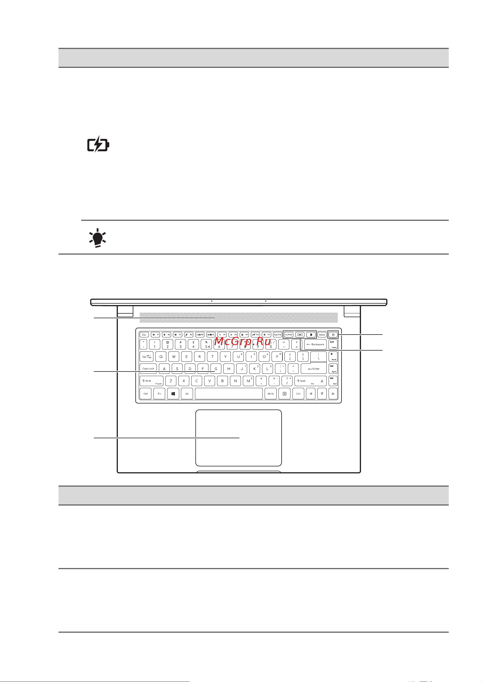 Acer ConceptD 3 Ezel CC315-72-55JU NX.C5RER.004 [15/118] Вид клавиатуры