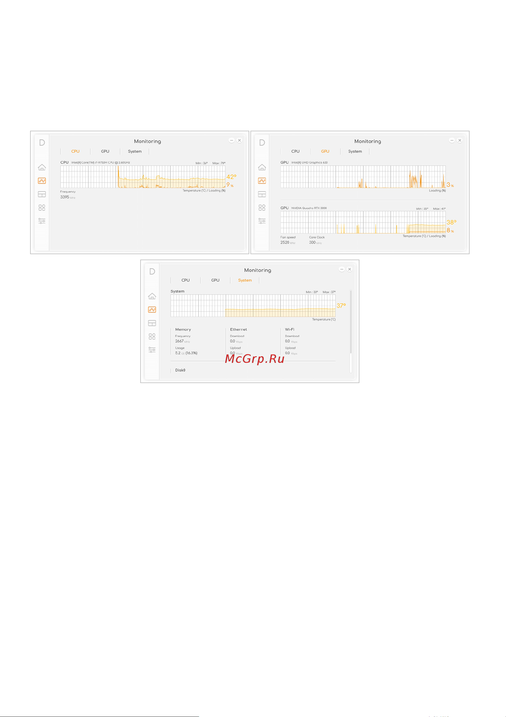 Acer ConceptD 5 Pro CN515-71P-701C NX.C4XER.001 [39/93] Мониторинг