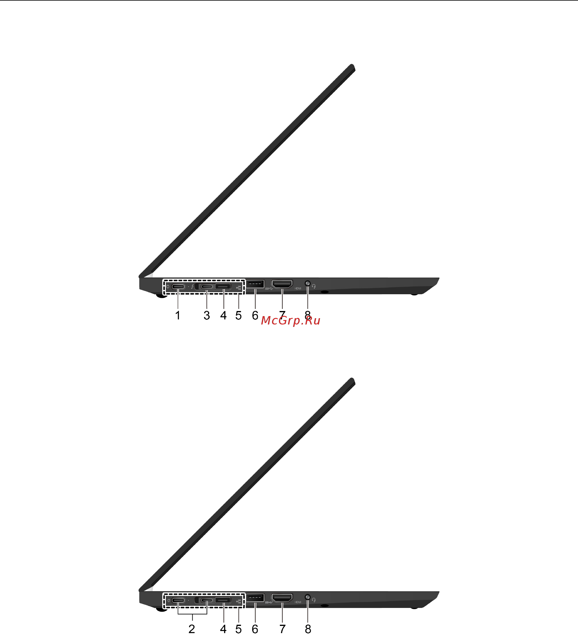 Lenovo ThinkPad T14s Gen 1 (20T00015RT) [11/126] Вид слева
