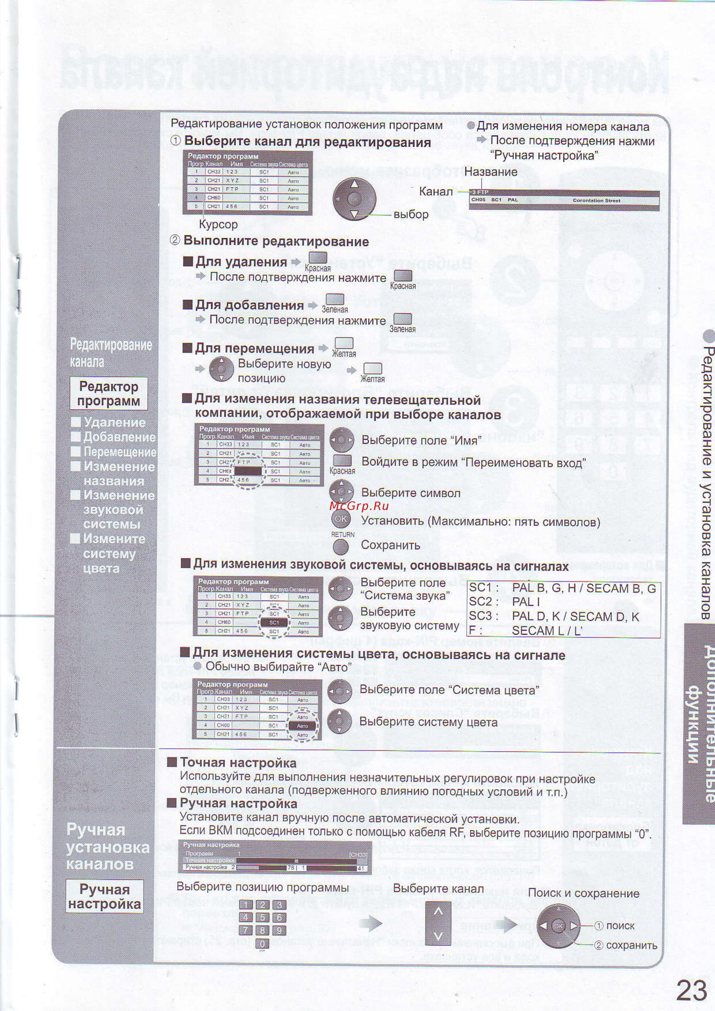 Panasonic TH-R50 PY700 Инструкция по эксплуатации онлайн [23/44] 570028