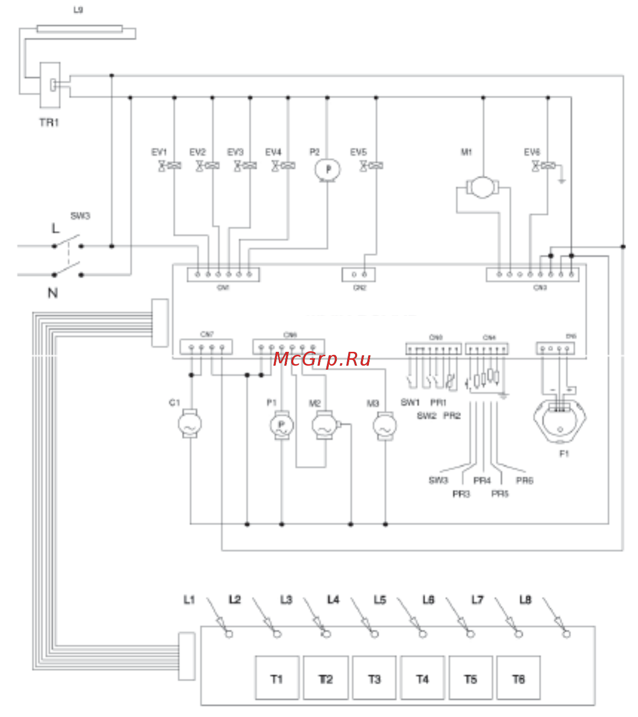 Electrolux EIW60000 X [12/15] Электрическая схема