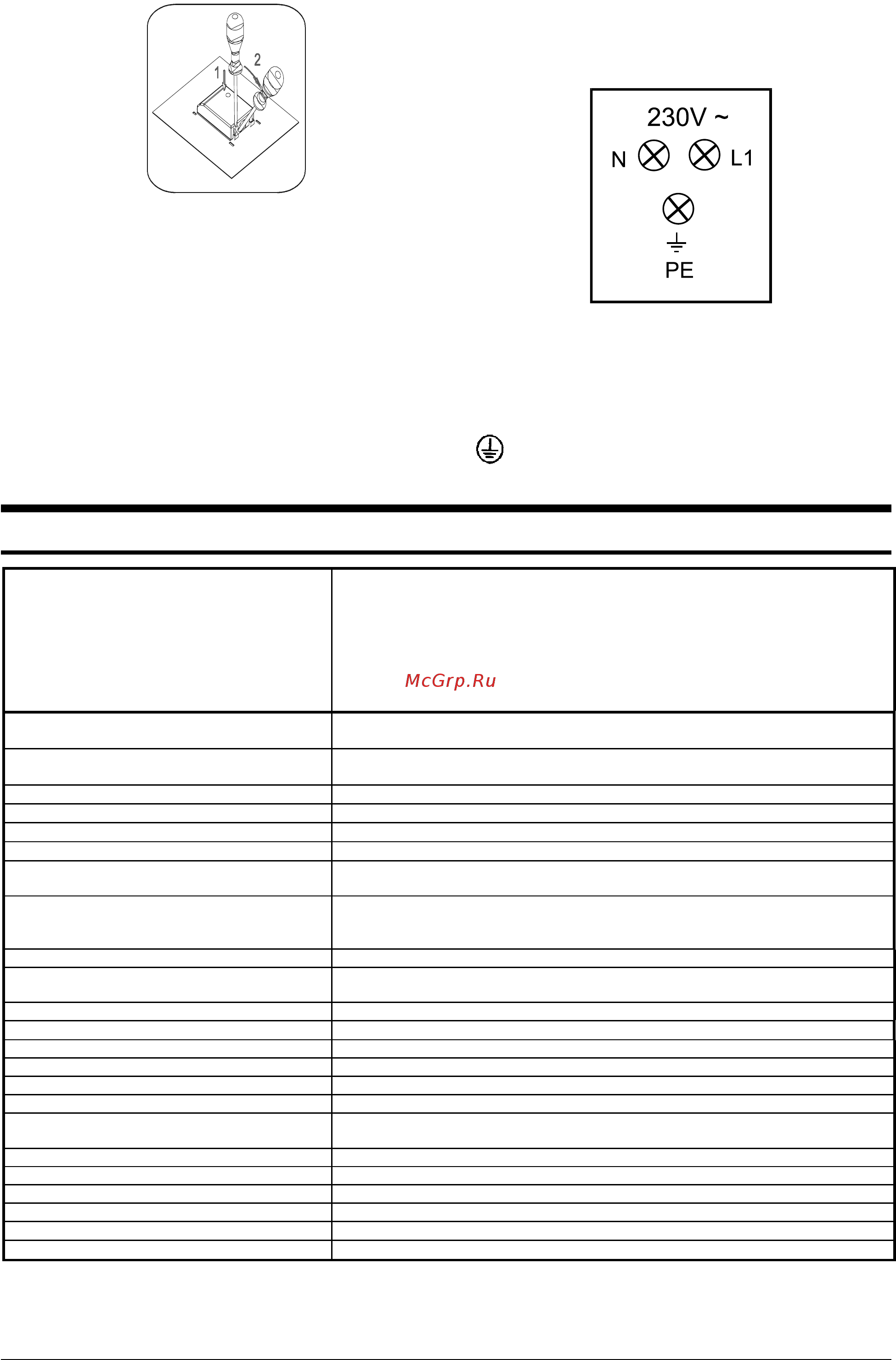 Gorenje B 3530 CW [14/29] Технические данные