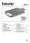 Beurer HK 44 Style Not A Hot Water Bottle Инструкция по эксплуатации