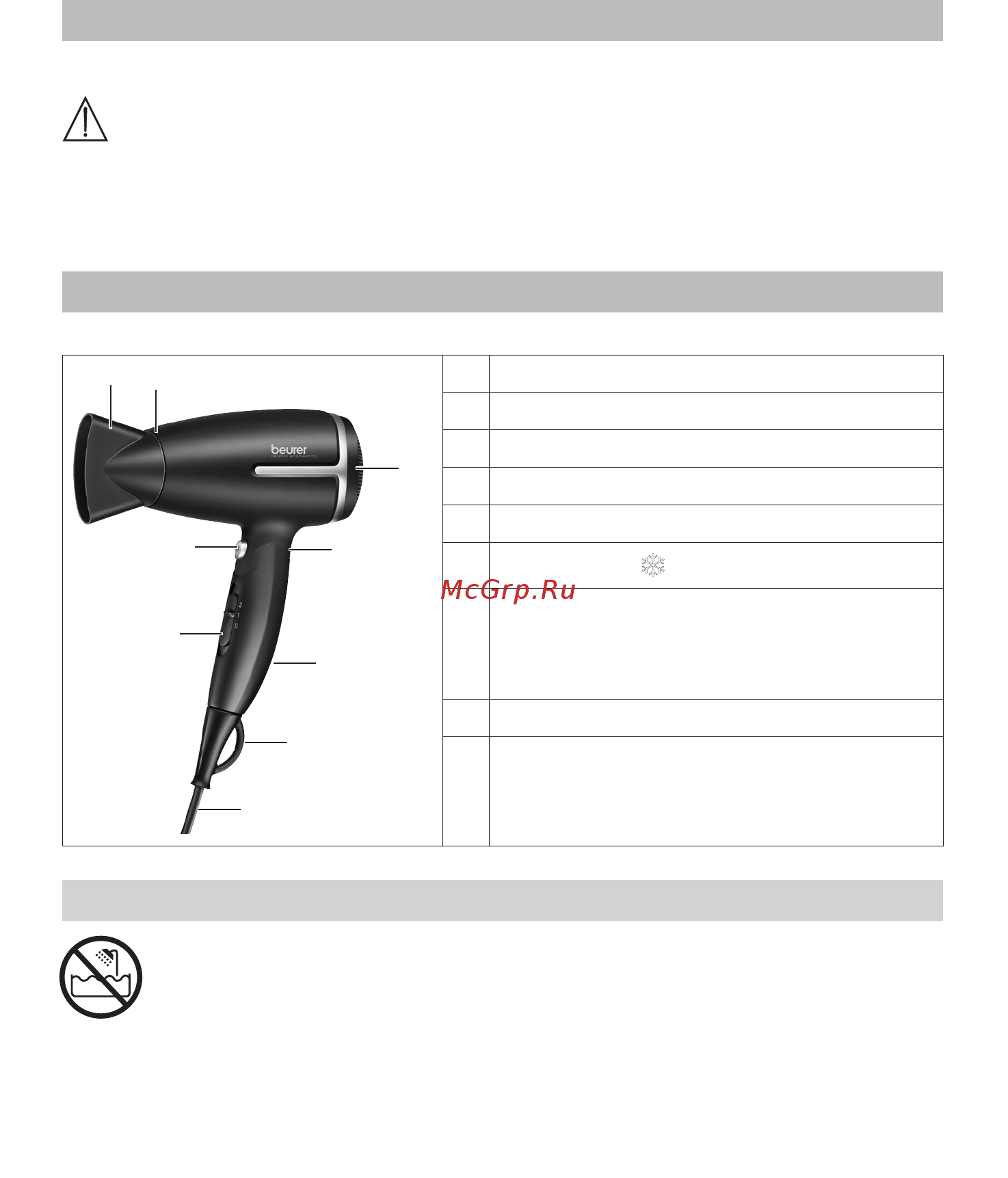Beurer HC 25 [12/60] Intended use