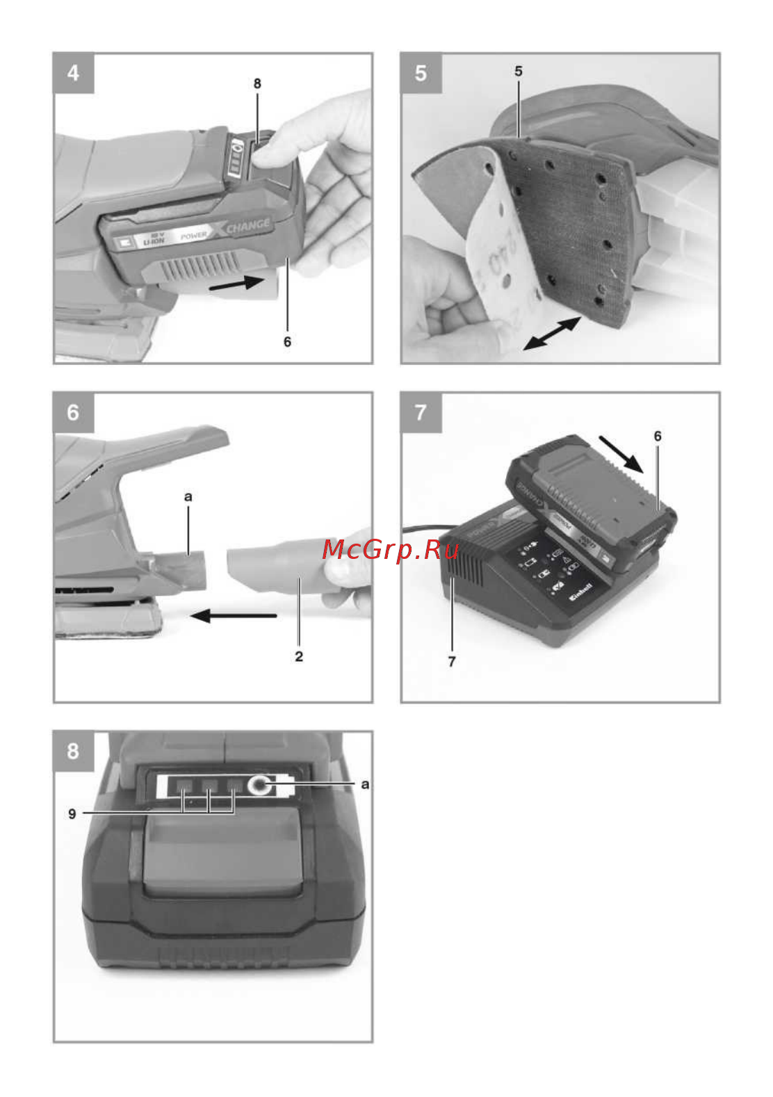 Einhell PXC TE-OS 18/1 Li Solo (4460713) Инструкция по эксплуатации онлайн [3/13] 570743