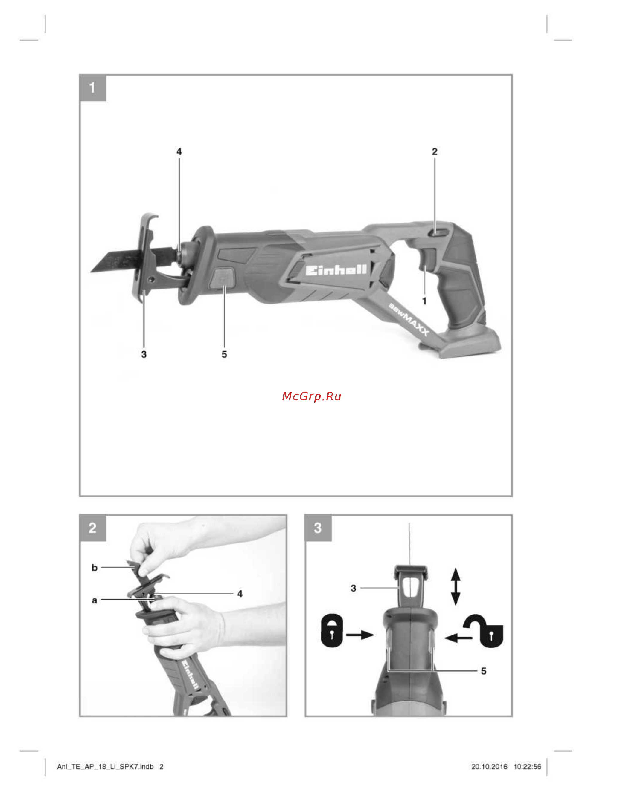 Einhell PXC TE-AP 18 Li-Solo (4326300) Инструкция по эксплуатации онлайн [2/12] 570947