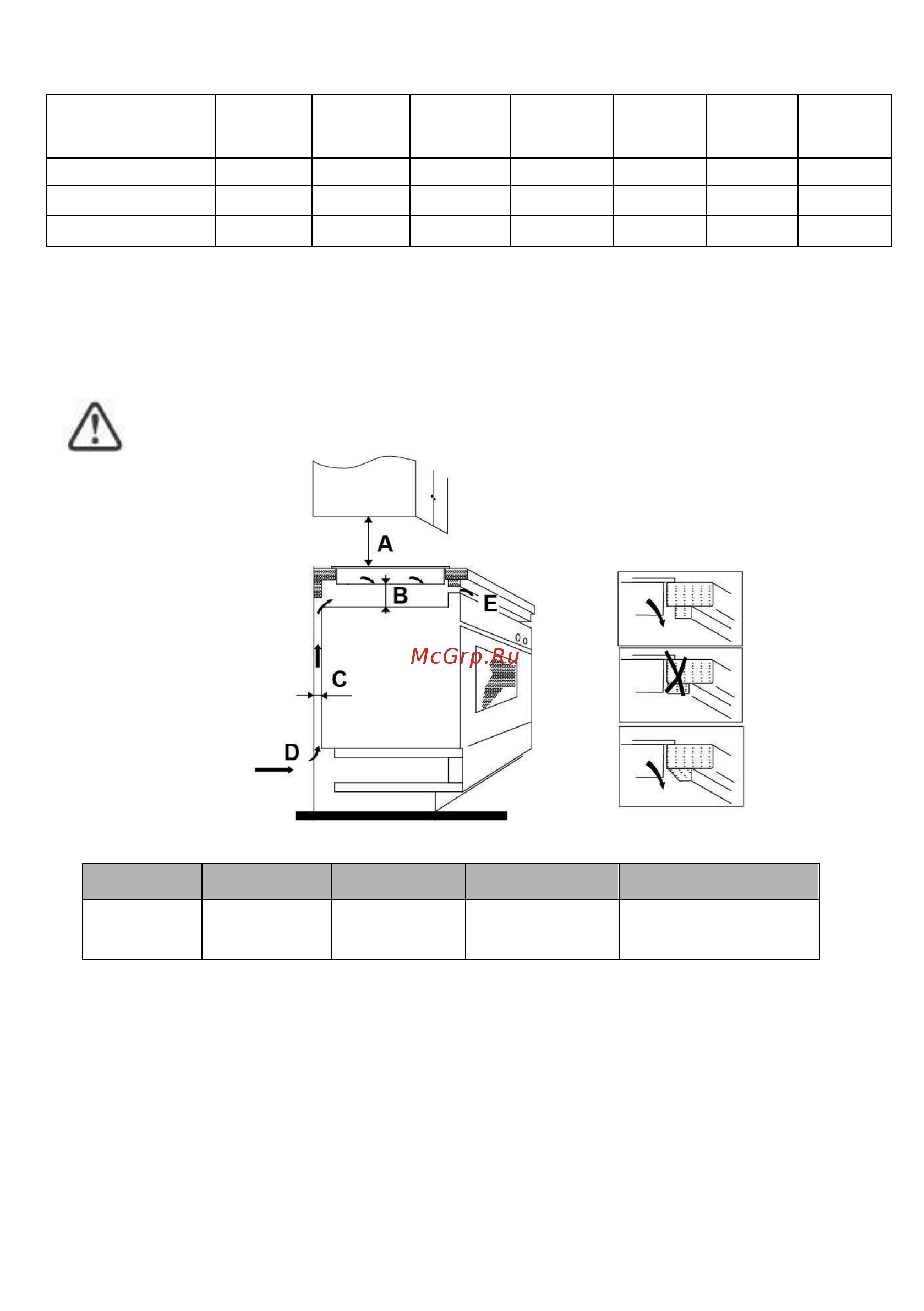 Zigmund & Shtain CI 34.6 B [36/40] Перед установкой убедитесь