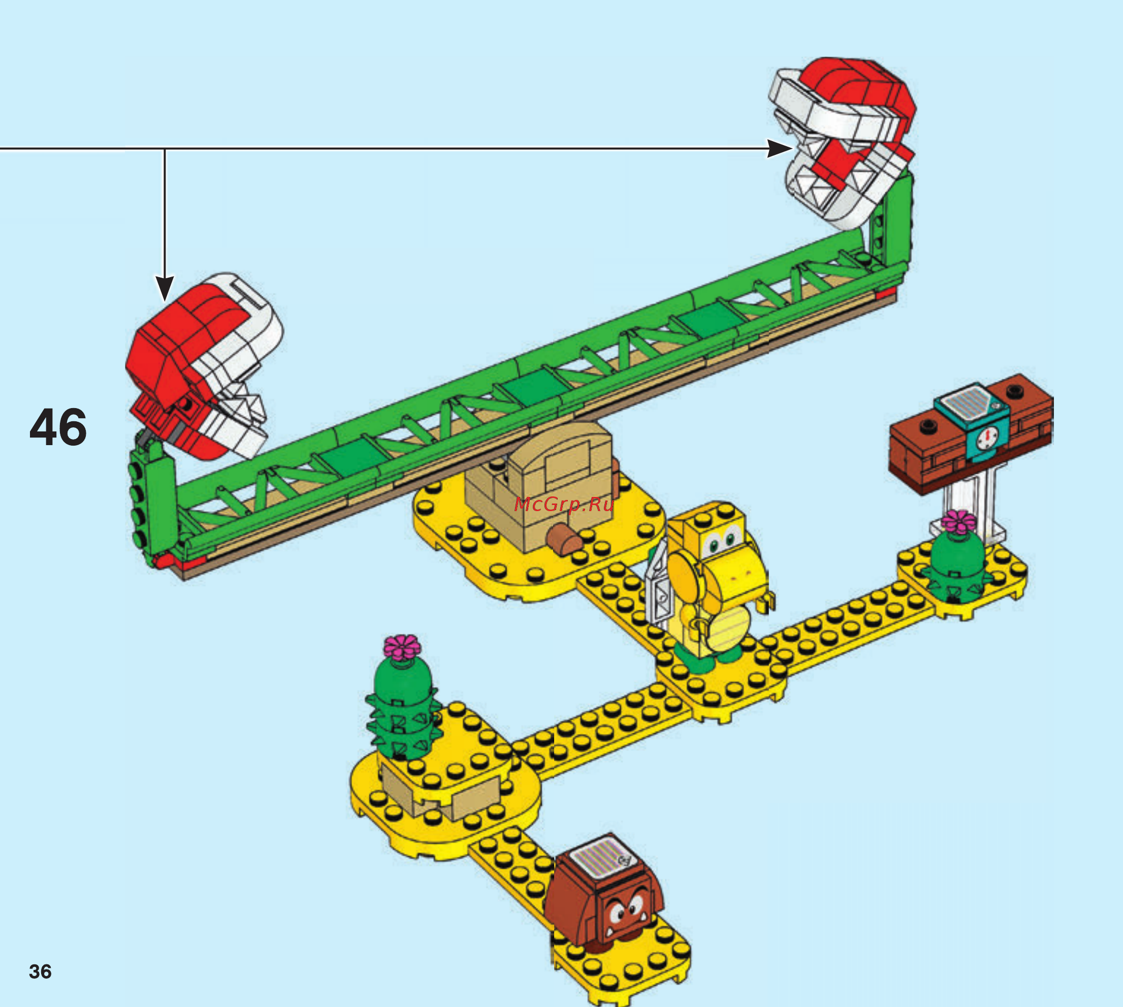 Lego Super Mario:Мощная атака Растения-пираньи (71365) Инструкция по эксплуатации онлайн [36/41] 571846