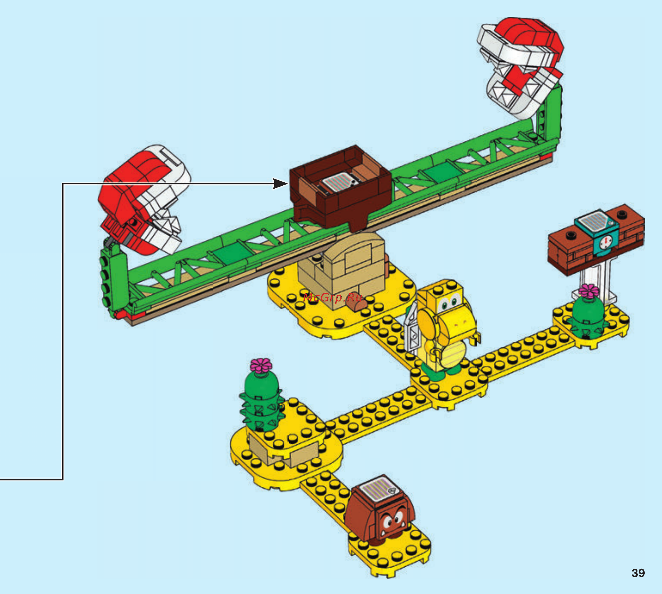 Lego Super Mario:Мощная атака Растения-пираньи (71365) Инструкция по эксплуатации онлайн [39/41] 571846