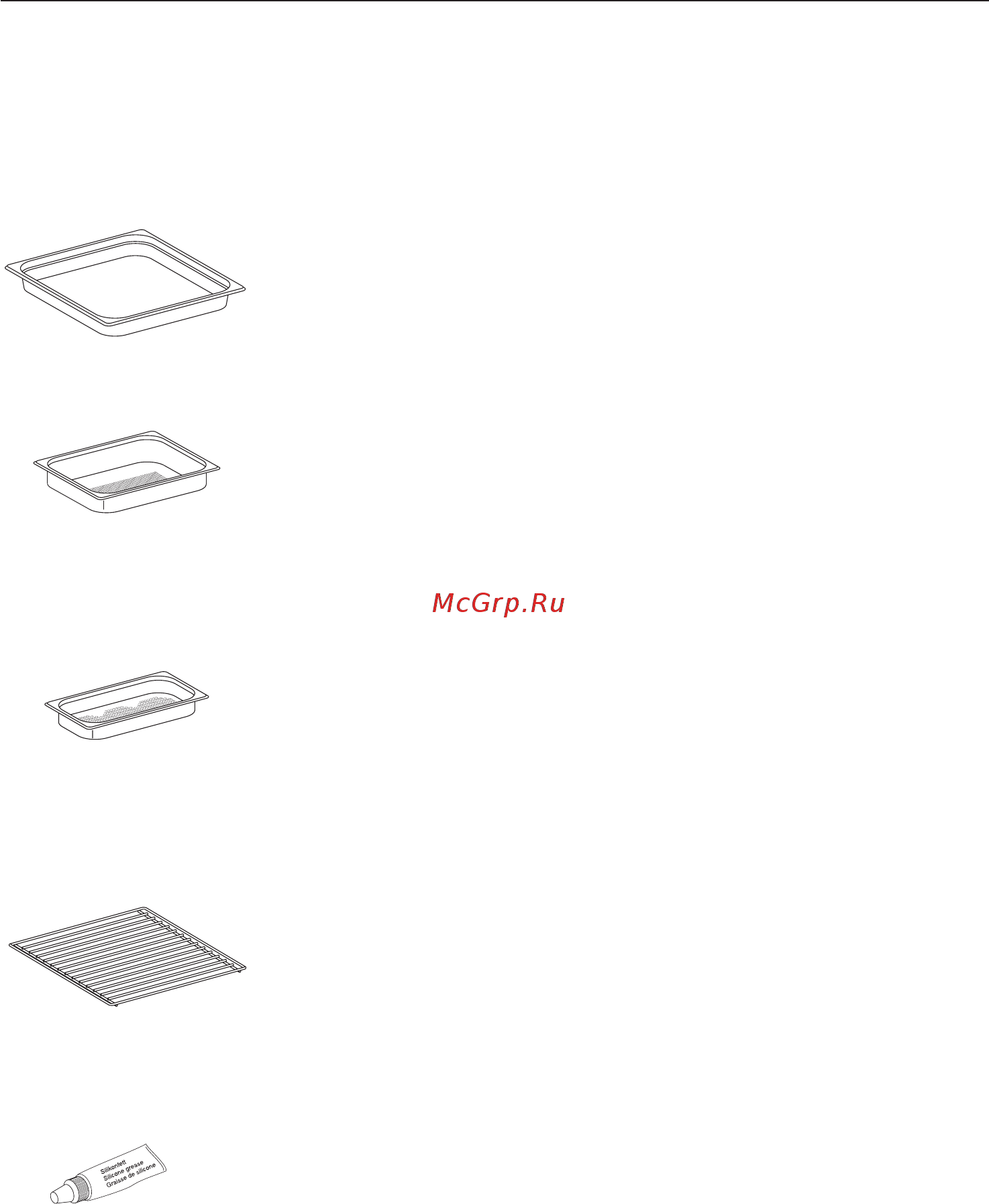 Miele DG 5060 ST [12/68] Ïðèíàäëåæíîñòè âõîäÿùèå â êîìïëåêò 12