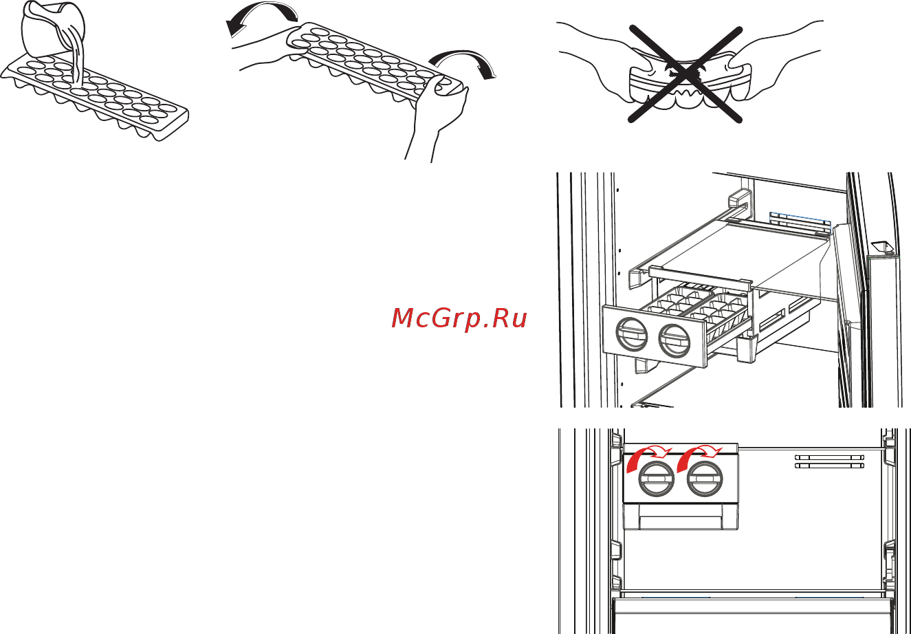 Scandilux FS 711 Y02 W [14/34] Размещение продуктов