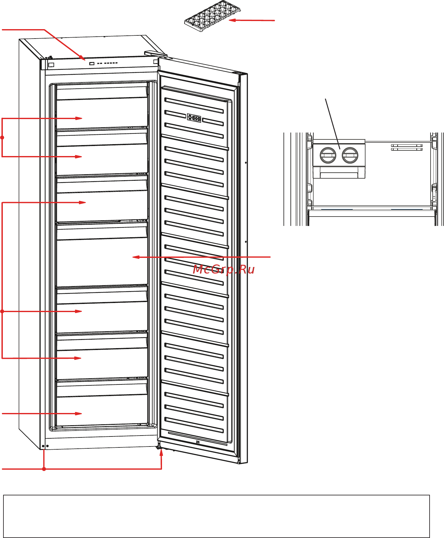 Scandilux FS 711 Y02 W [24/34] Детали и камеры устройства