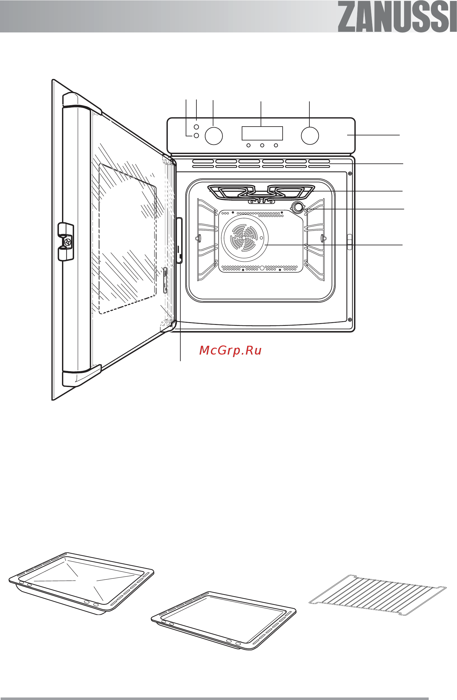 Zanussi ZOB 562 XL [6/37] Описание изделия