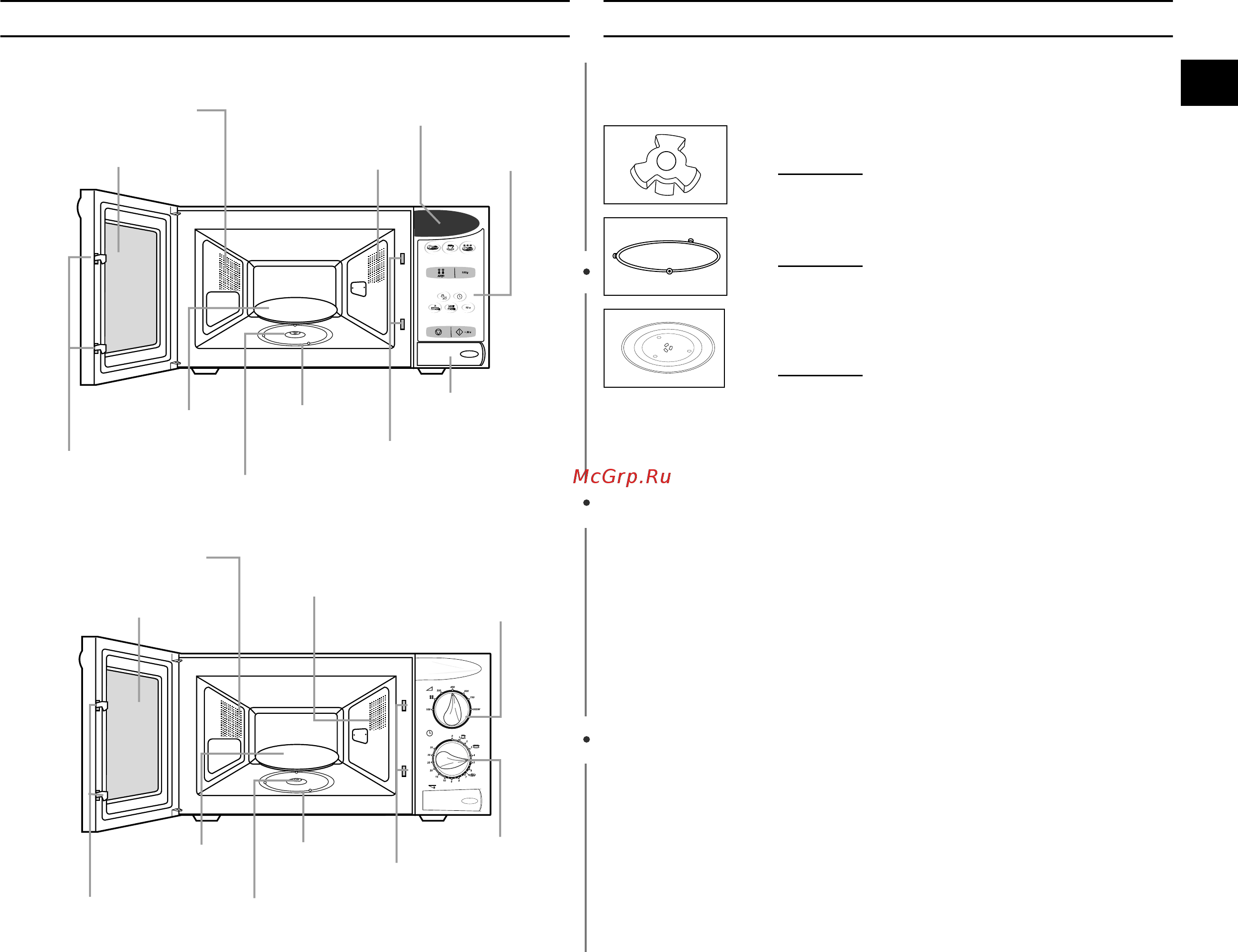 Samsung M-1813 NR [3/24] Печь принадлежности