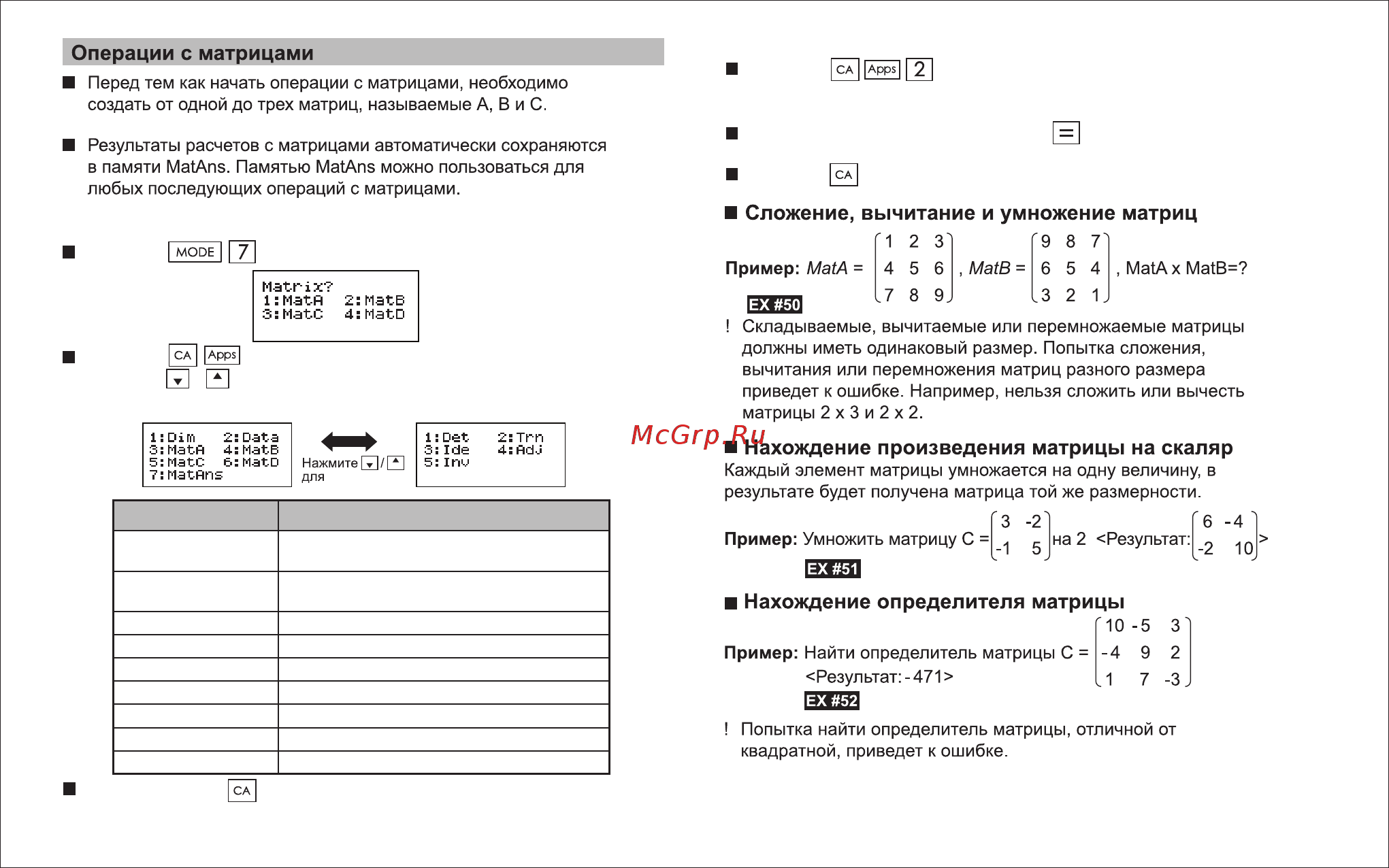 Canon X-MARK PRO White [21/25] Редактирования данных матрицы