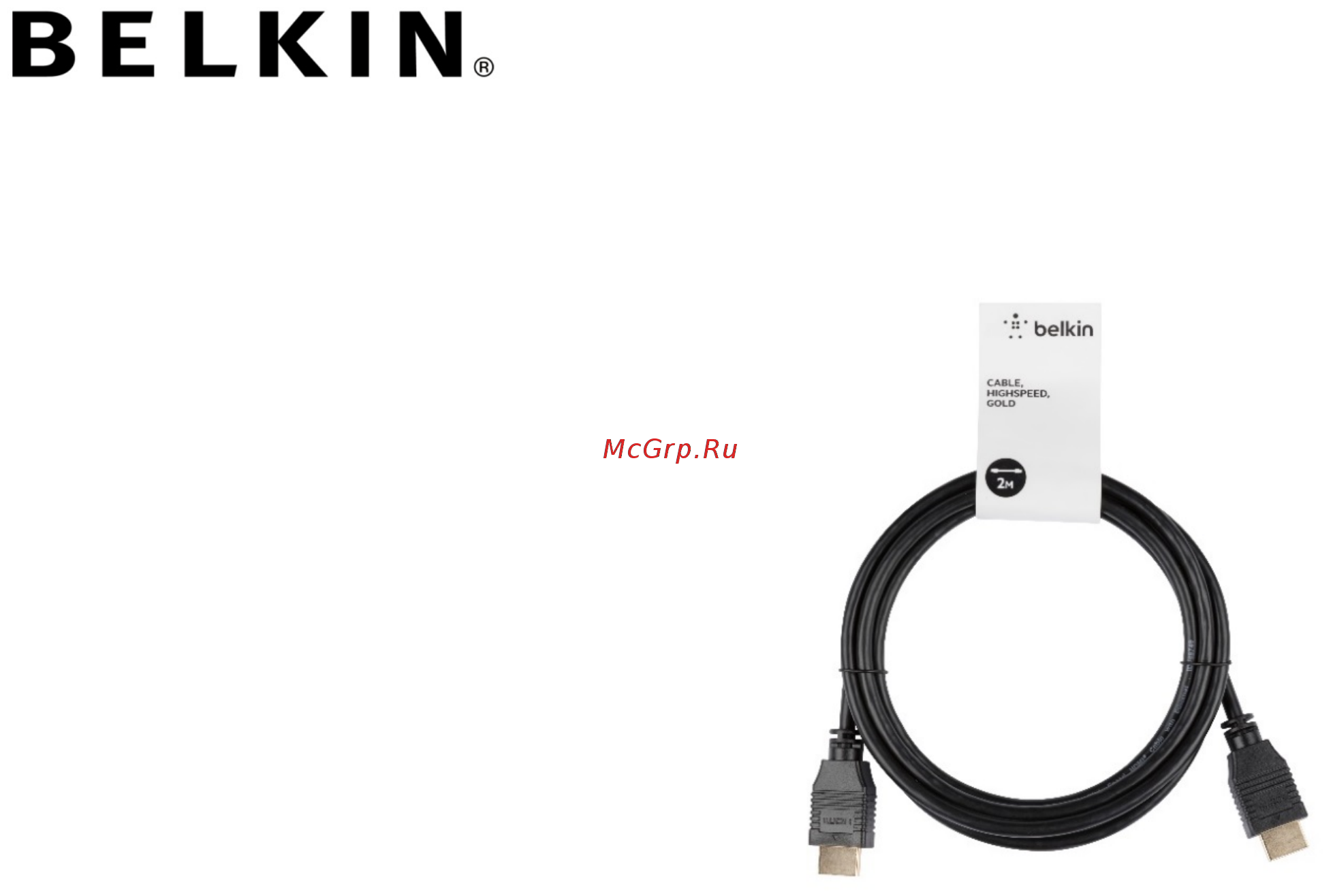 Belkin HDMI(П)/HDMI(П), 18 ГБит/с, 5м(HDMI0018G-5M) Инструкция по эксплуатации онлайн