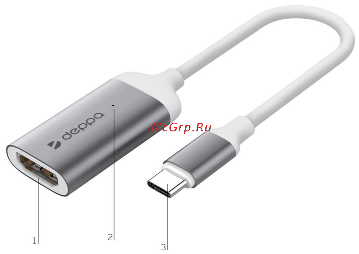 Deppa HDMI (73120) Инструкция по эксплуатации онлайн