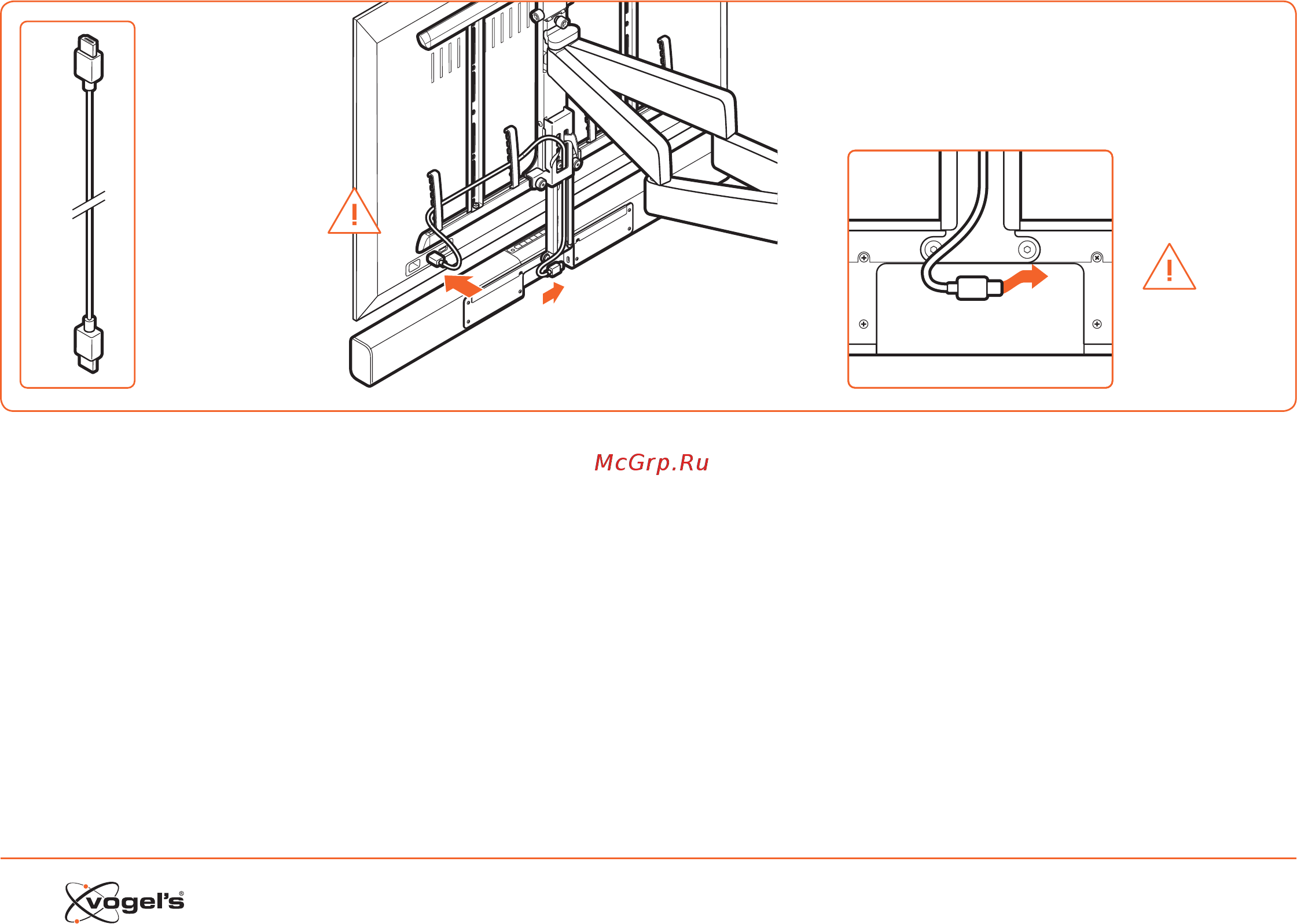 Vogel\'s NEXT 8375 [18/40] Use the supplied hdmi cable to connect the soundbar to your tv arc connection