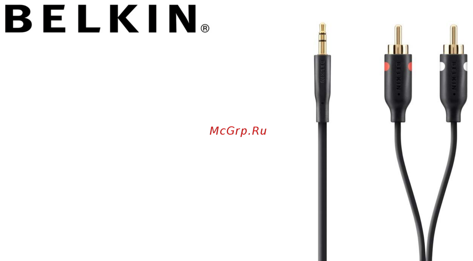 Belkin Jack 3.5 папа/2xRCA папа 5м (F3Y116BT5M) Инструкция по эксплуатации онлайн