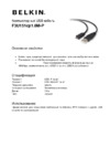 Belkin USB-A папа/microUSB папа 1.8м (F3U151cp1.8M-P) Инструкция по эксплуатации