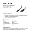 Belkin USB-A папа/miniUSB папа 1.8м (F3U155BT1.8M) Инструкция по эксплуатации