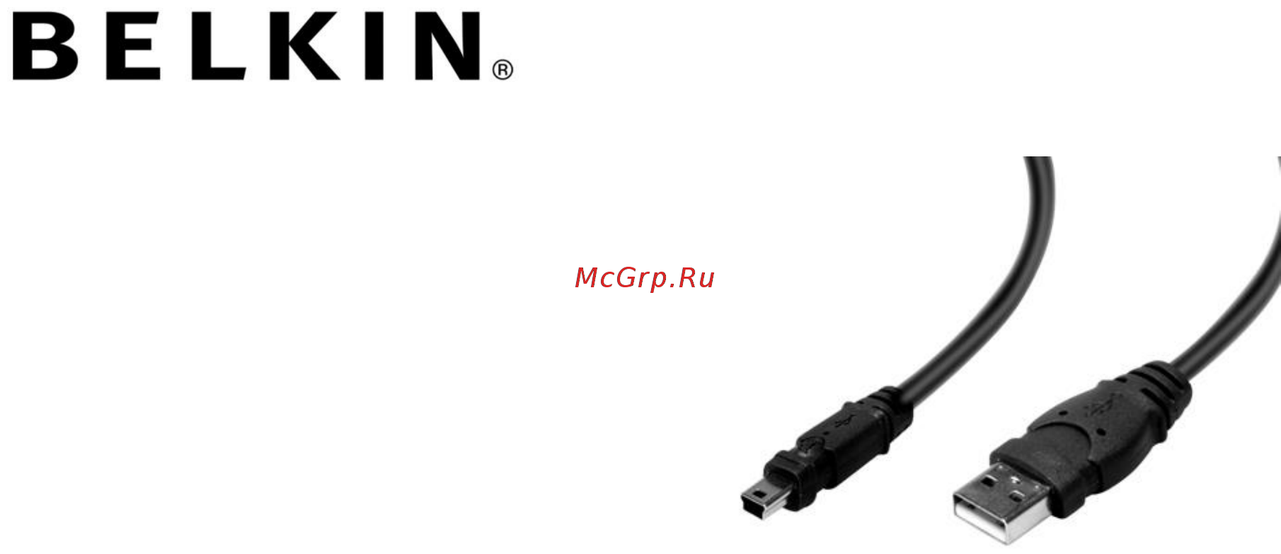 Belkin USB-A папа/miniUSB папа 1.8м (F3U155BT1.8M) Инструкция по эксплуатации онлайн
