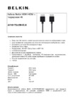 Belkin HDMI папа/папа 2м (AV10175bt2M-BLK) Инструкция по эксплуатации