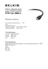 Belkin HDMI папа/папа 1,5м (F3Y017cp1.5MBLK) Инструкция по эксплуатации