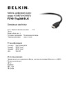 Belkin HDMI папа/папа 3м (F3Y017cp3M-BLK) Инструкция по эксплуатации