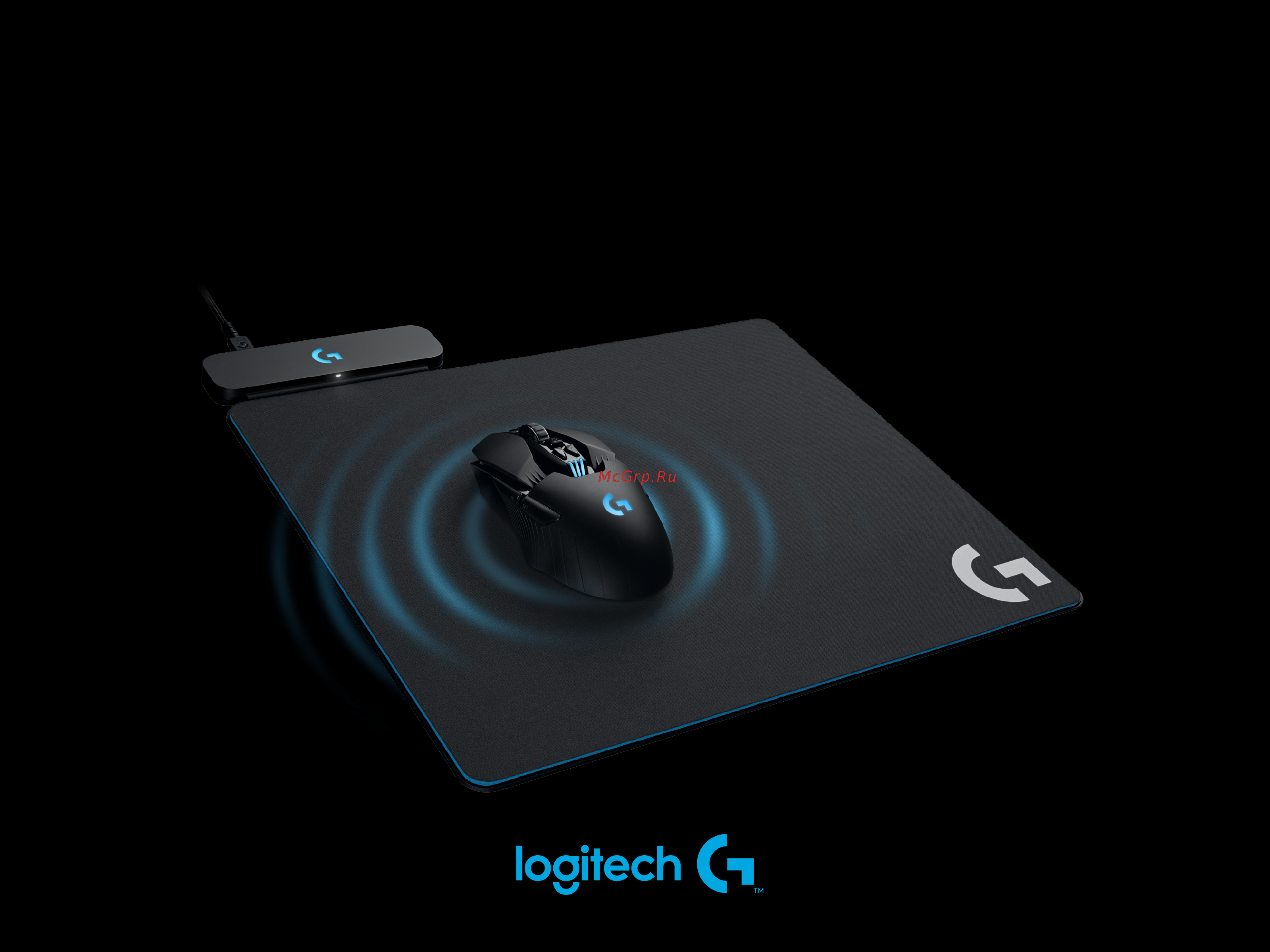 Logitech Powerplay Wireless Charging (943-000110) Инструкция по эксплуатации онлайн