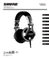 Shure SRH750DJ Silver Инструкция по эксплуатации