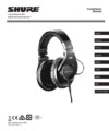 Shure SRH840 Black Инструкция по эксплуатации