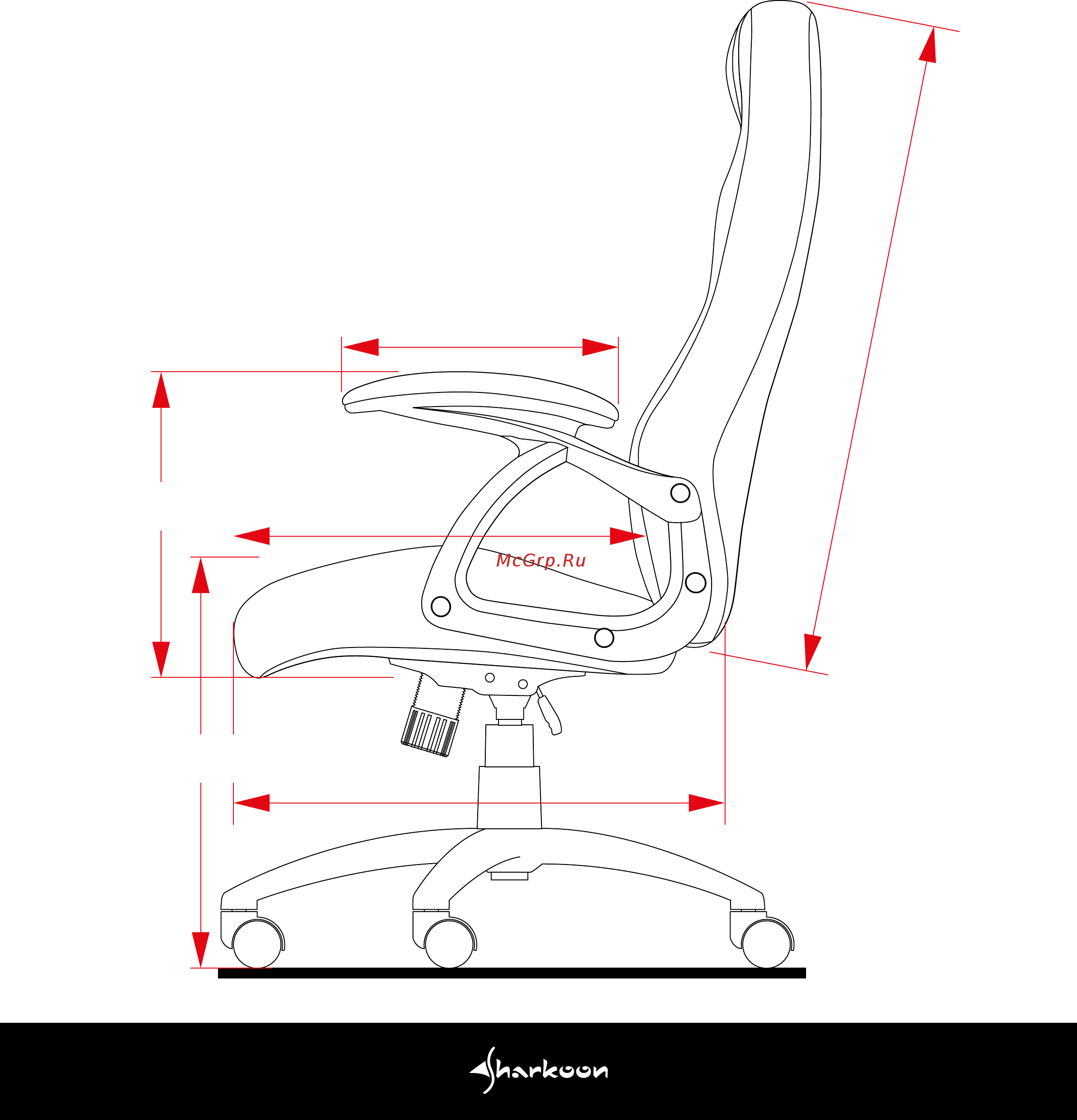 Sharkoon Skiller SGS1 Black/Red Инструкция по эксплуатации онлайн [3/16] 576822