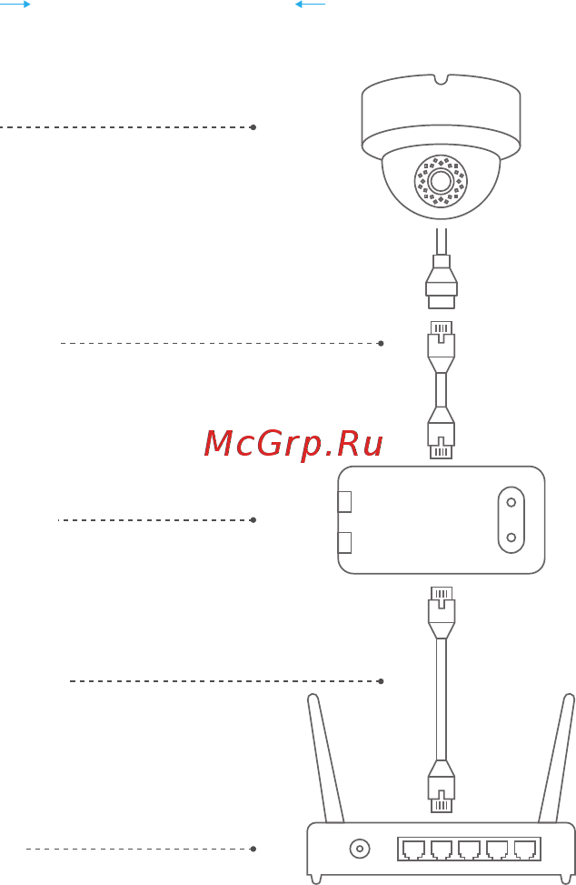 Ростелеком DS-2CD3VC [11/22] Подключение