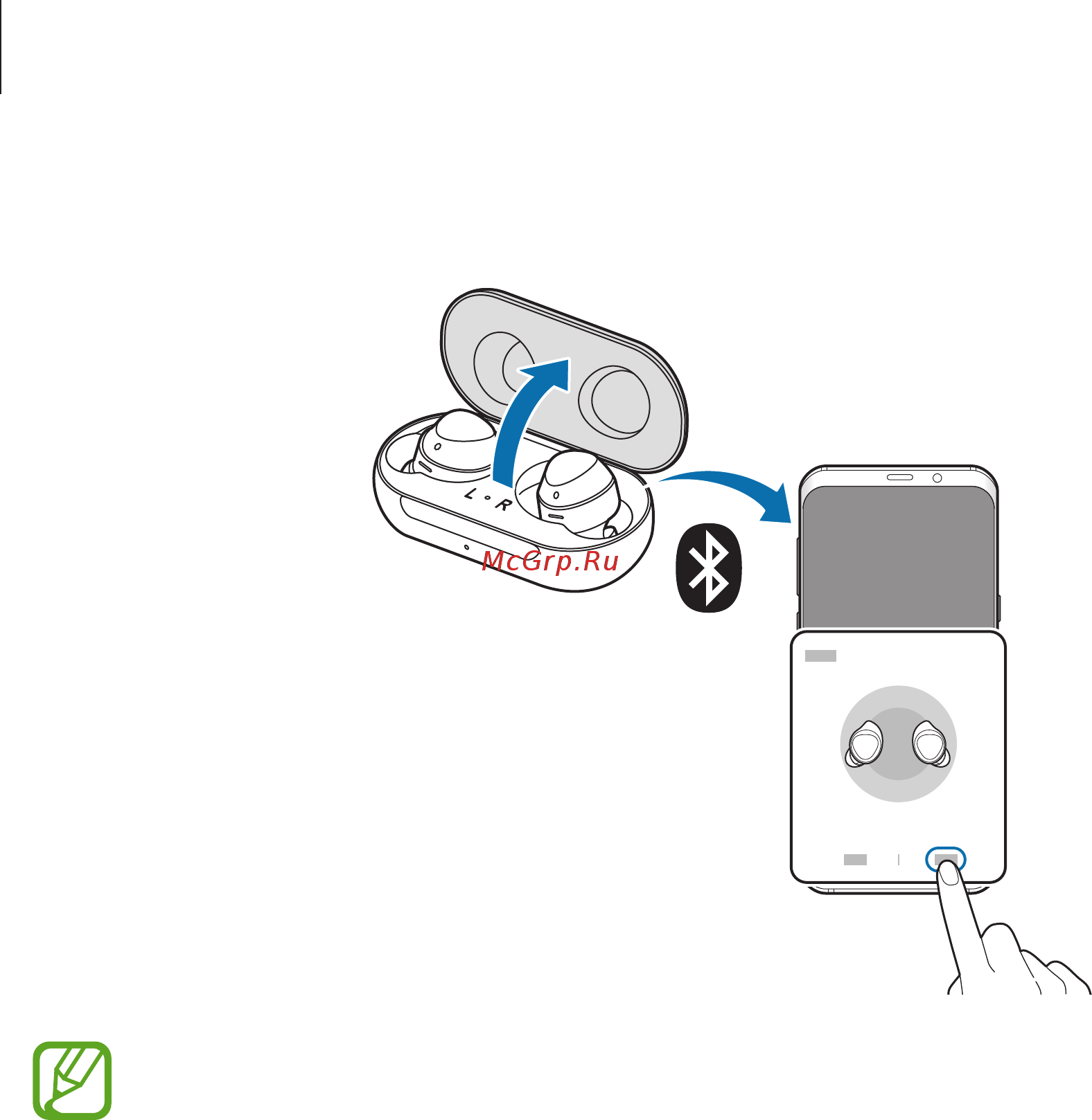 Samsung Galaxy Buds Silver (SM-R170) [19/46] Использование наушников