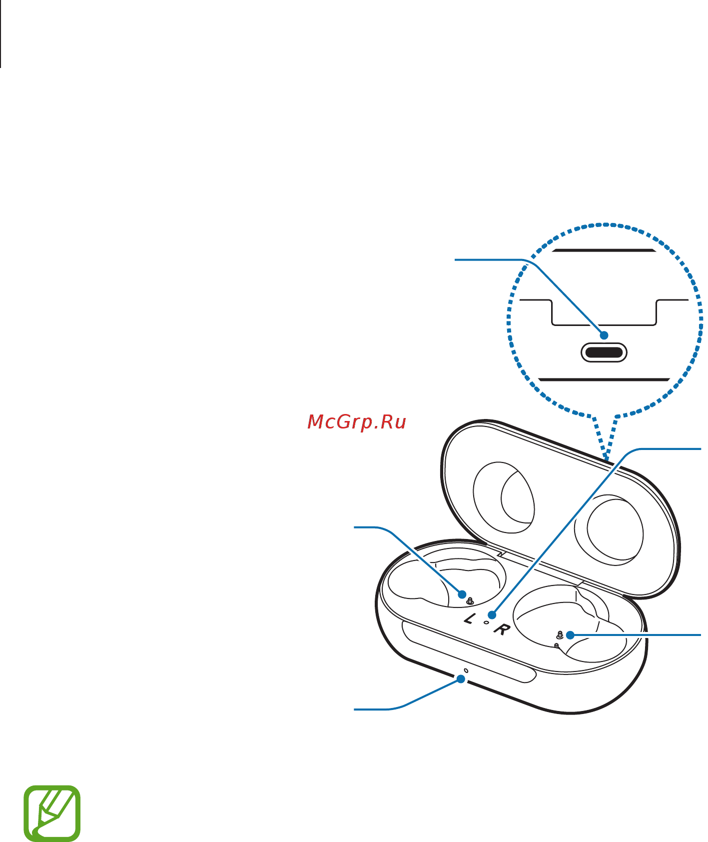 Samsung Galaxy Buds SM-R170 Silver [7/46] Футляр аккумулятор